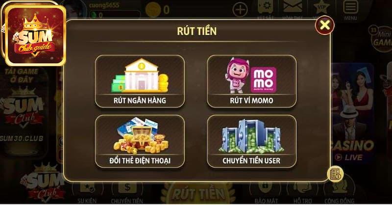 Hướng dẫn rút tiền Sumclub chi tiết từ A - Z