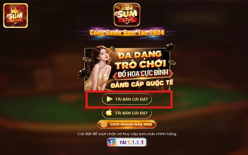 Nhấn vào biểu tượng download cho Android