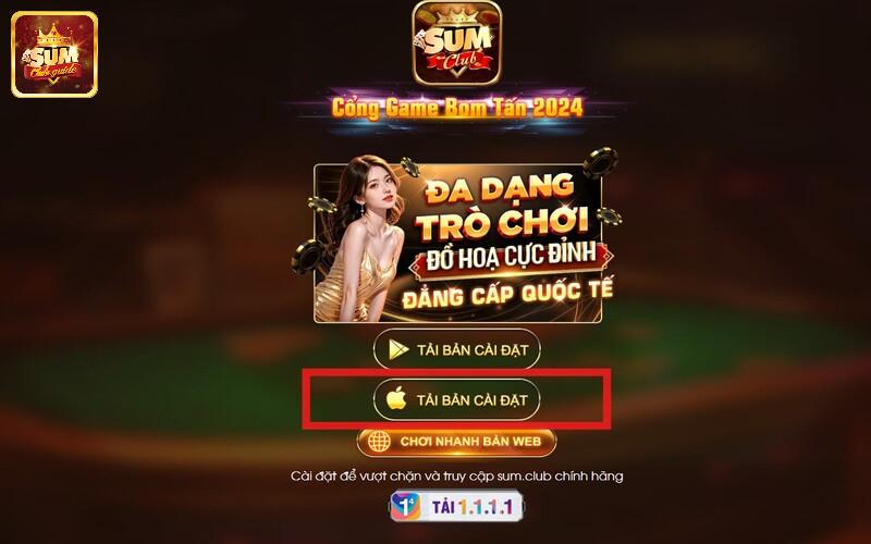 Nhấn vào biểu tượng tải cho iOS